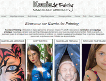 Tablet Screenshot of kseniaartpainting.com